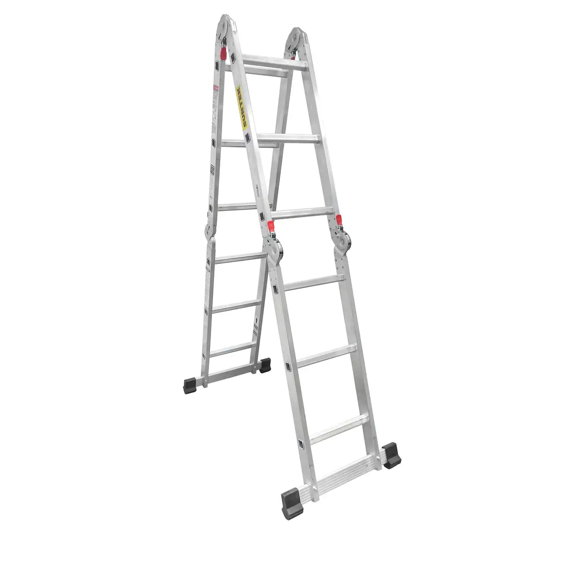 EM212 Escalera multiposición tipo 3 de aluminio, 12 peldaños
