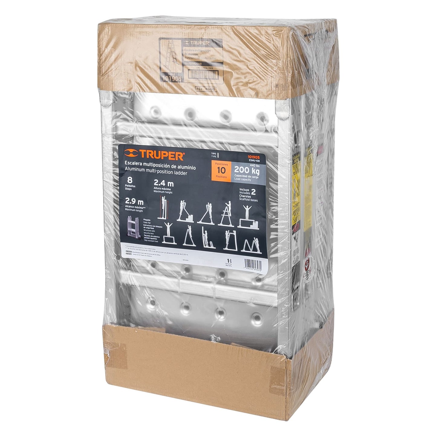 ESMU-108 Escalera multiposición 8 peldaños,Tipo I