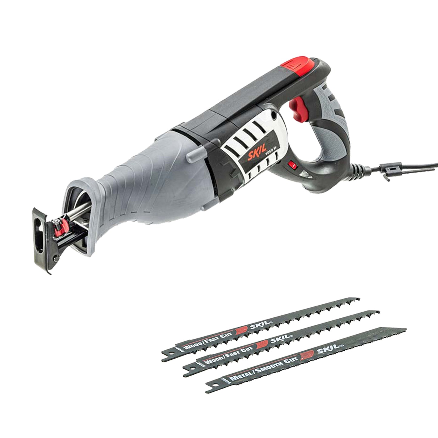 Sierra Sable Skil 4900 1050W 110V, con 3 hojas de Sierra