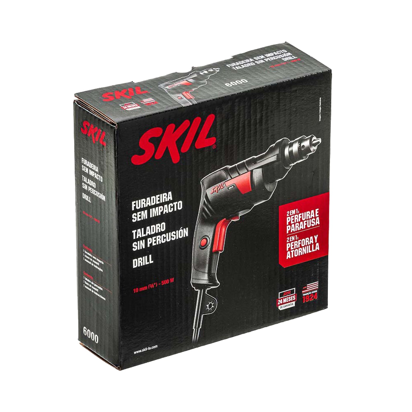 Taladro de rotación Skil 6000 500W 110V Llave de mandril