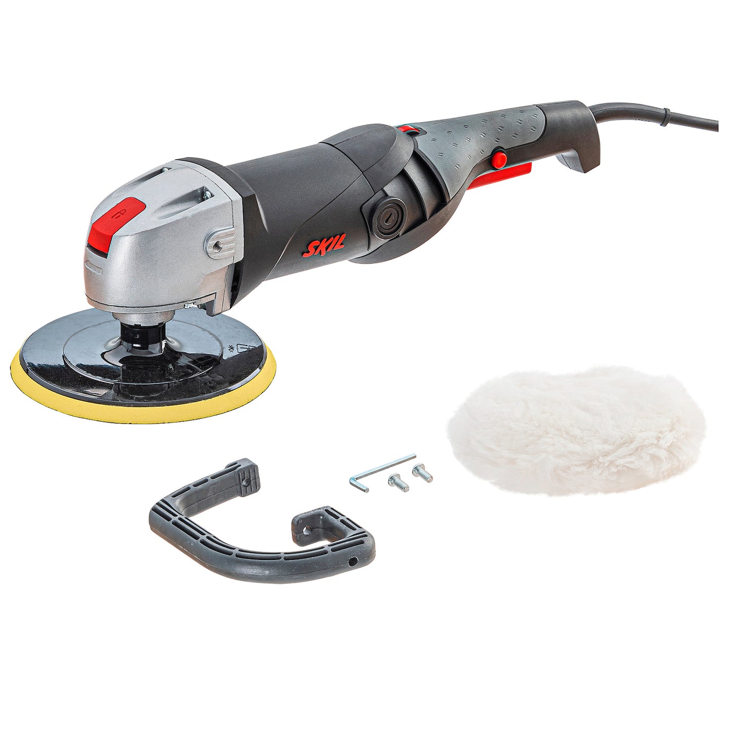 Pulidora Skil 9071 de 7" 1300W 110V con 1 gorra de piel