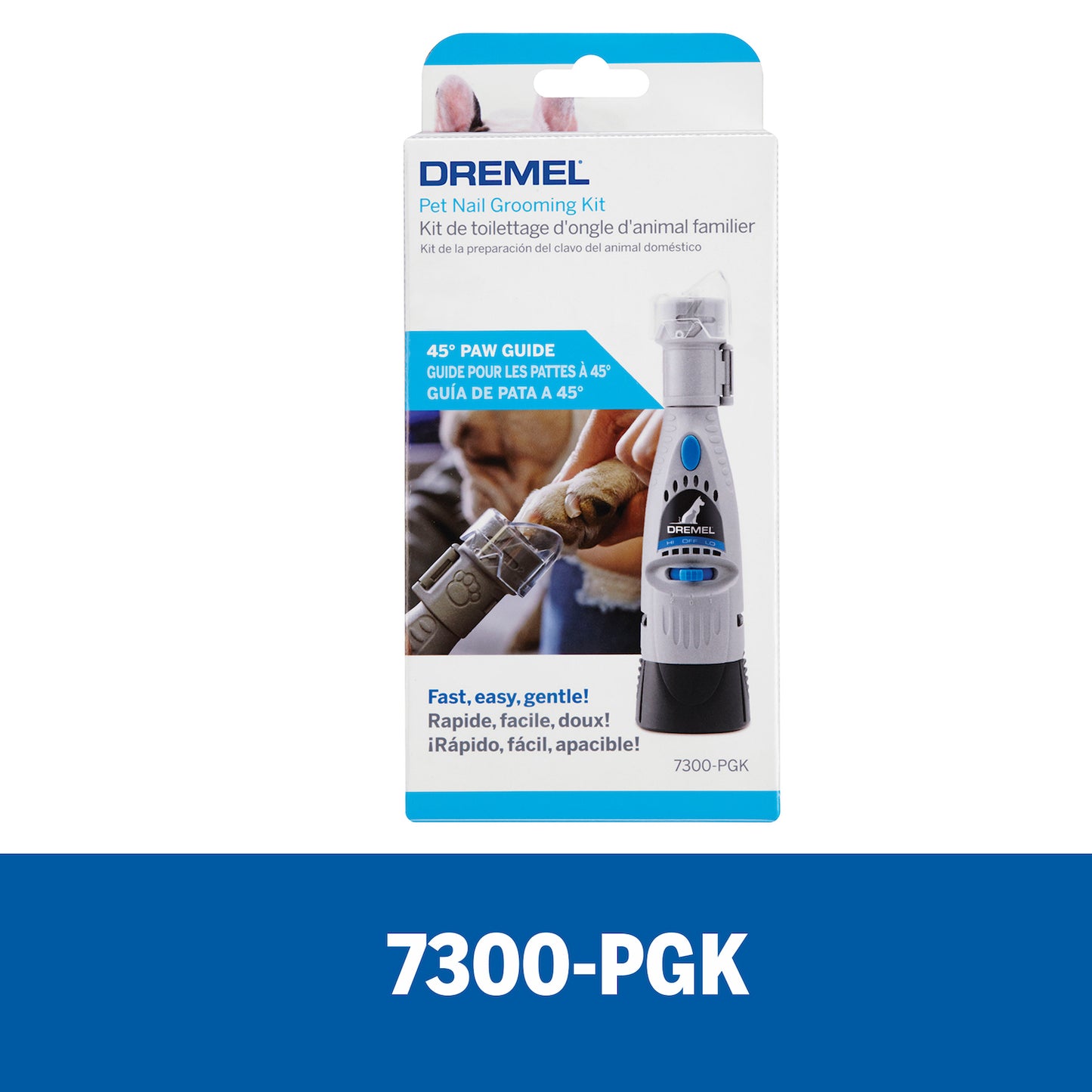 Dremel 7300 Kit de Limado para Uñas de mascota 4,8V