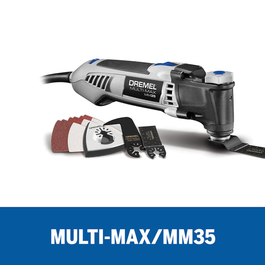 F013MM35AA-000 Dremel Multi-Max MM35 Multiherramienta con 12 Accesorios + Bolsa de Almacenamiento