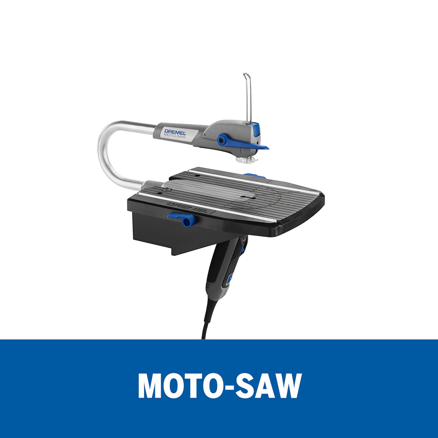 F013MS20AA-000 Dremel Moto-Saw Sierra Caladora de Banco con 10 Accesorios + Maleta