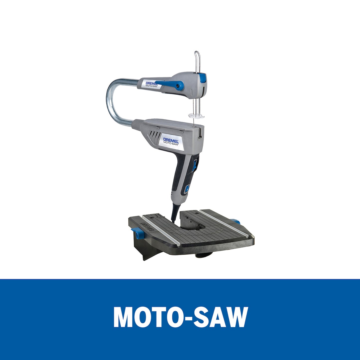 F013MS20AA-000 Dremel Moto-Saw Sierra Caladora de Banco con 10 Accesorios + Maleta