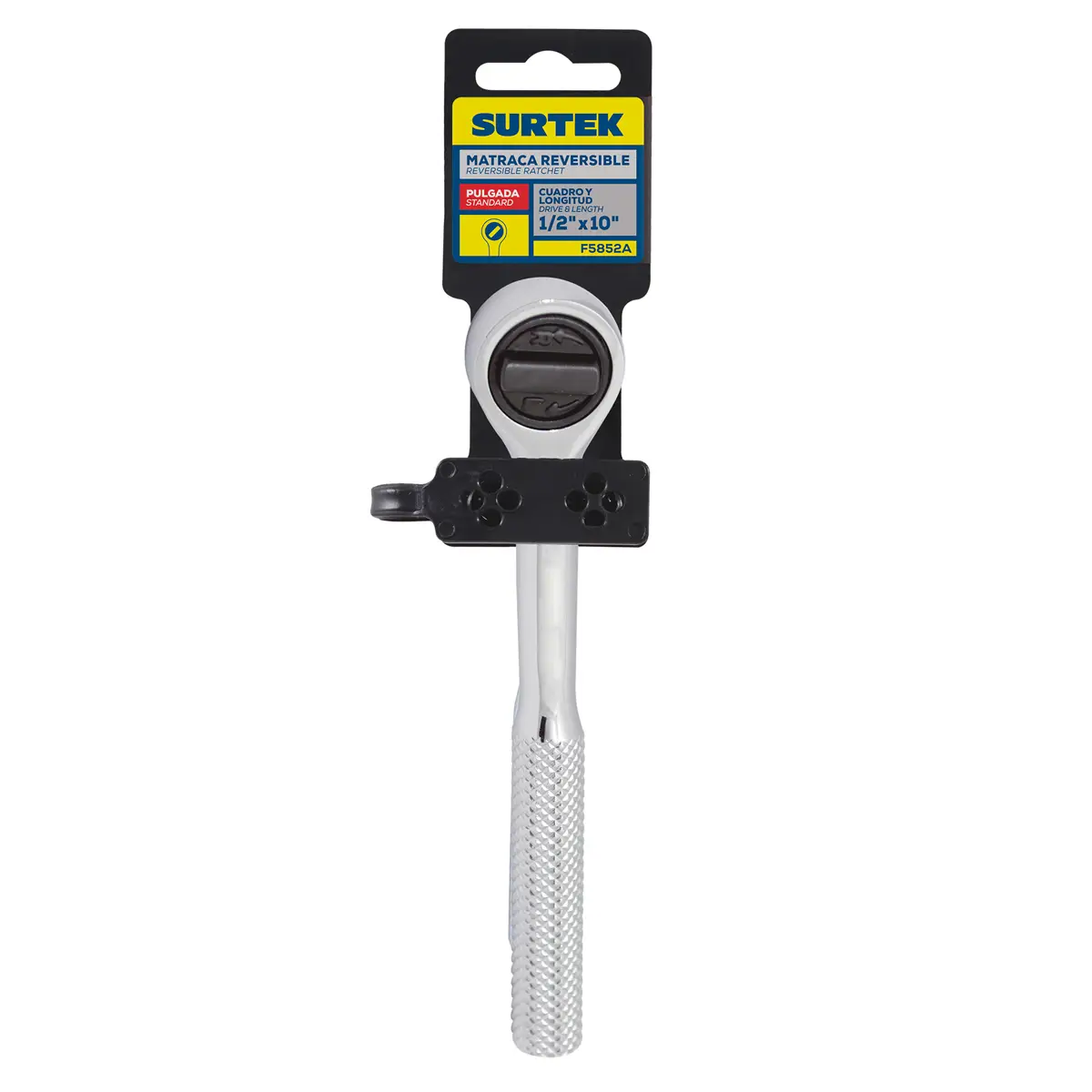 F5852A Ratchet reversible 1/2" cabeza redondonda