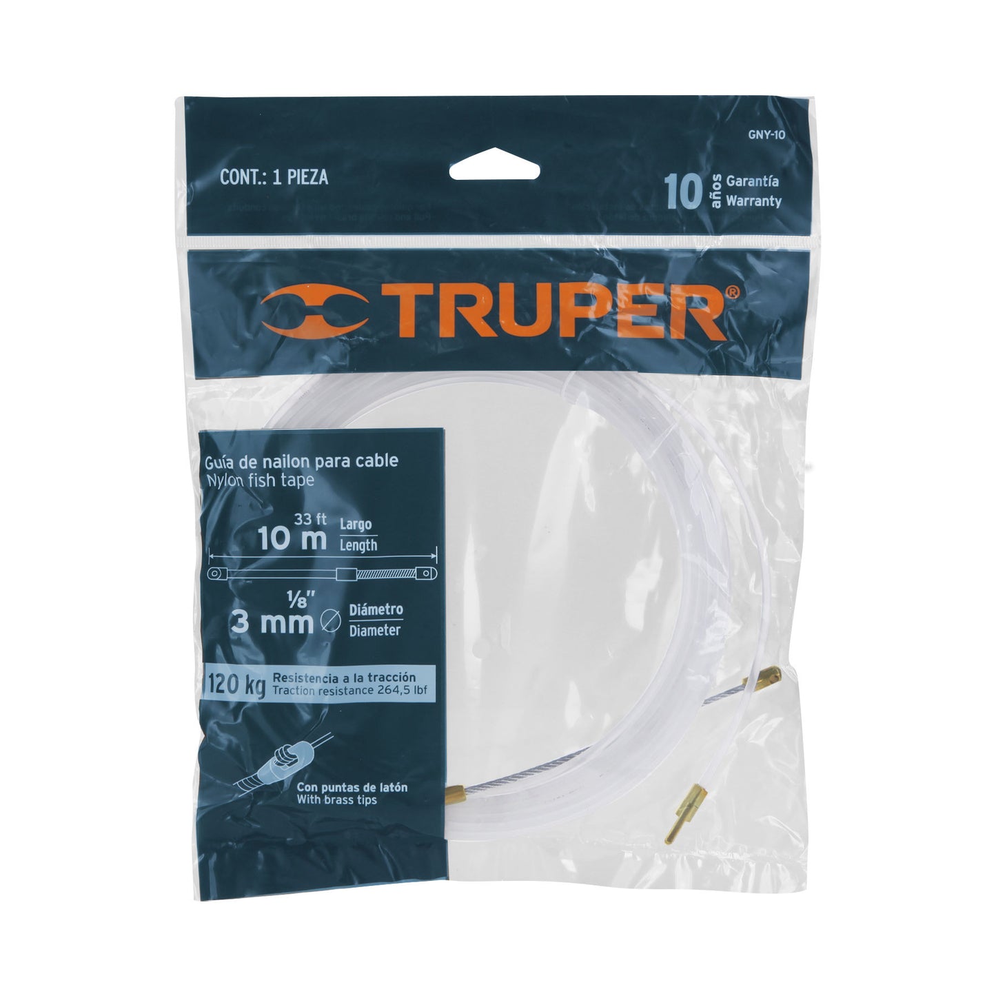 GNY-10 Sonda de nylon para cable 10 m
