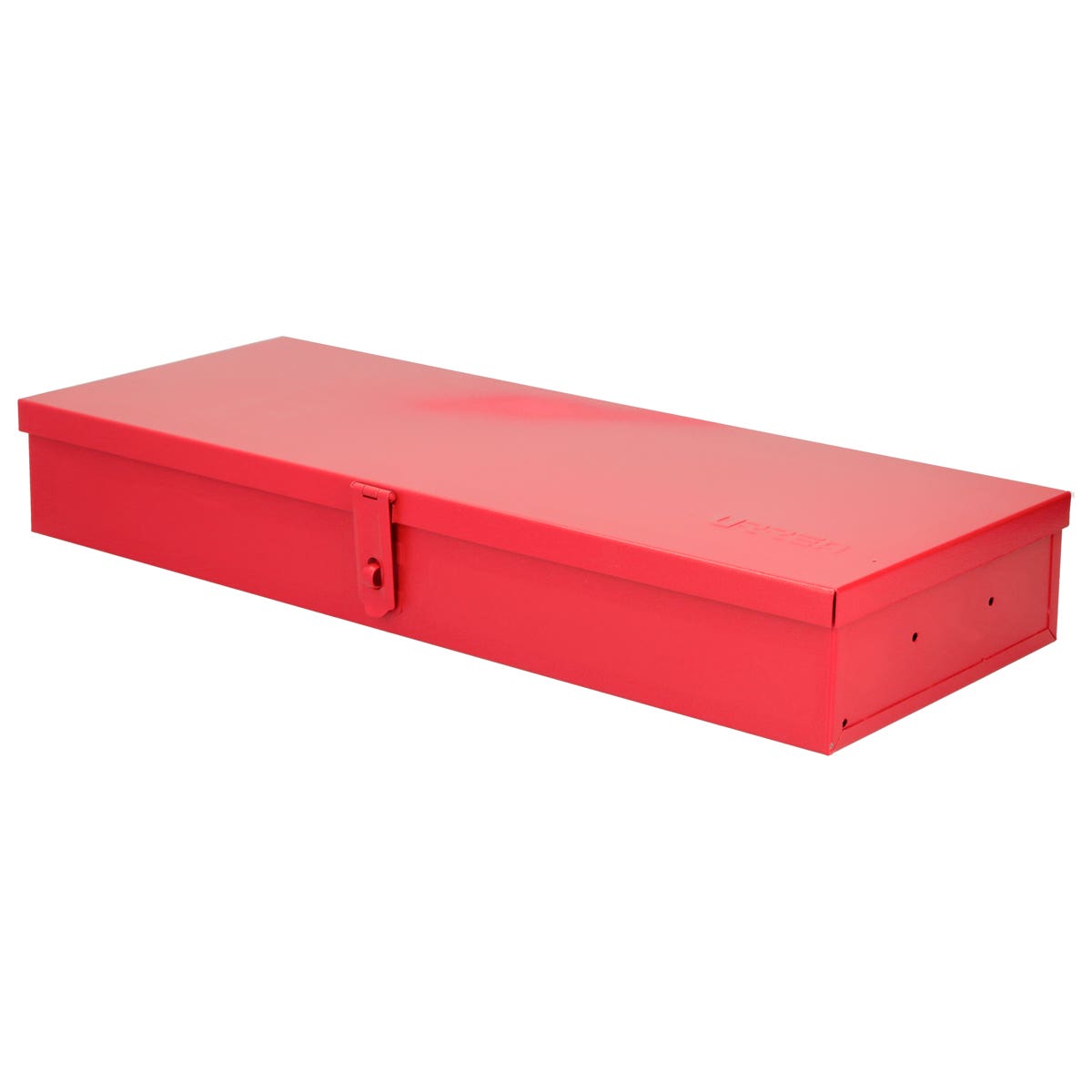 5696 Caja metálica de usos múltiples color rojo 23" X 9" X 3", uso industrial, Urrea