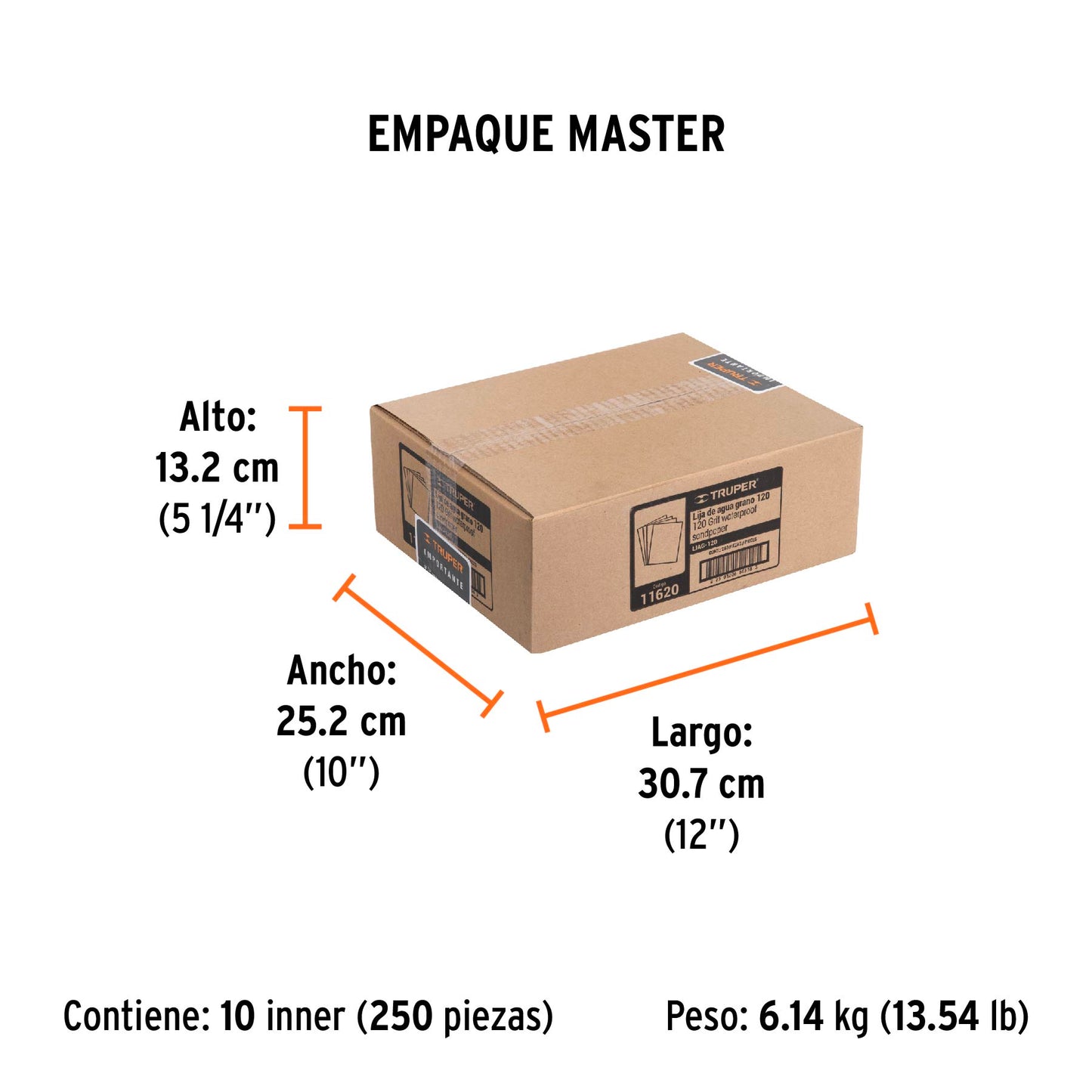 LIAG-120 Lija de agua, grano 120
