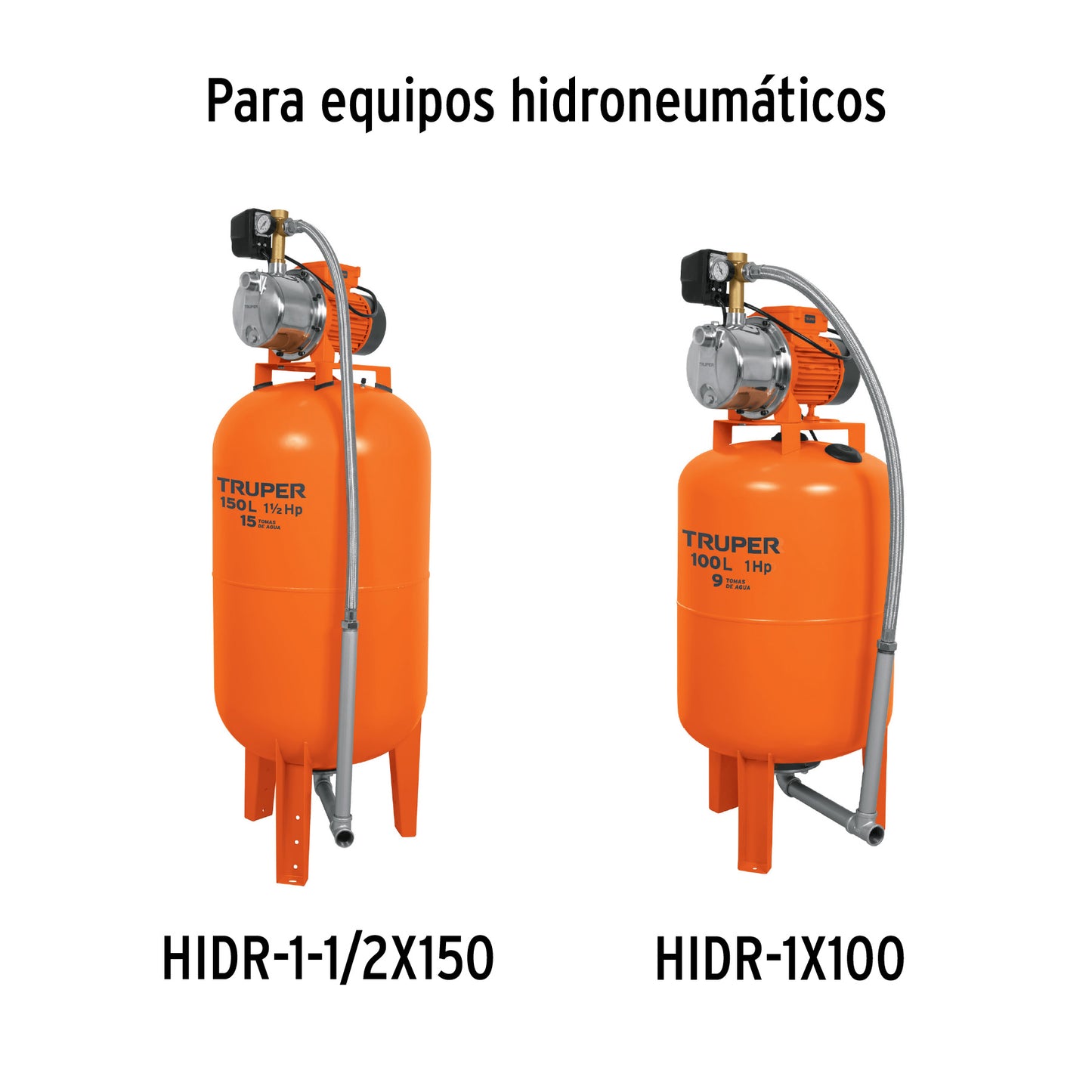 MAN-HIDR1015 Manguera para hidroneumáticos de 100 y 150 L