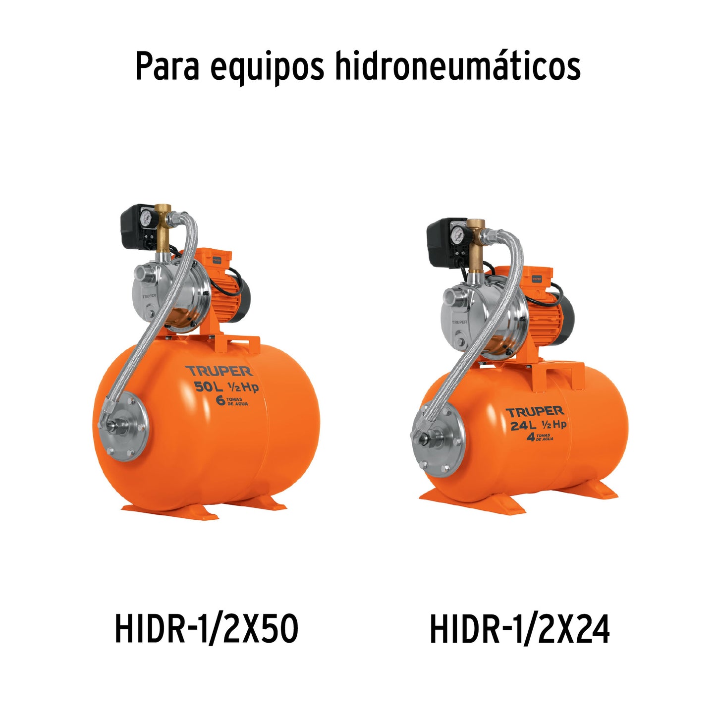 MAN-HIDR25 Manguera para hidroneumático de 25 L