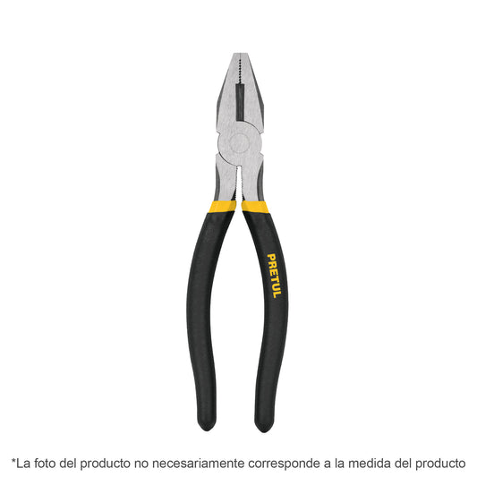 PEL-7P Alicate de electricista ligero 7", mango en PVC, Pretul