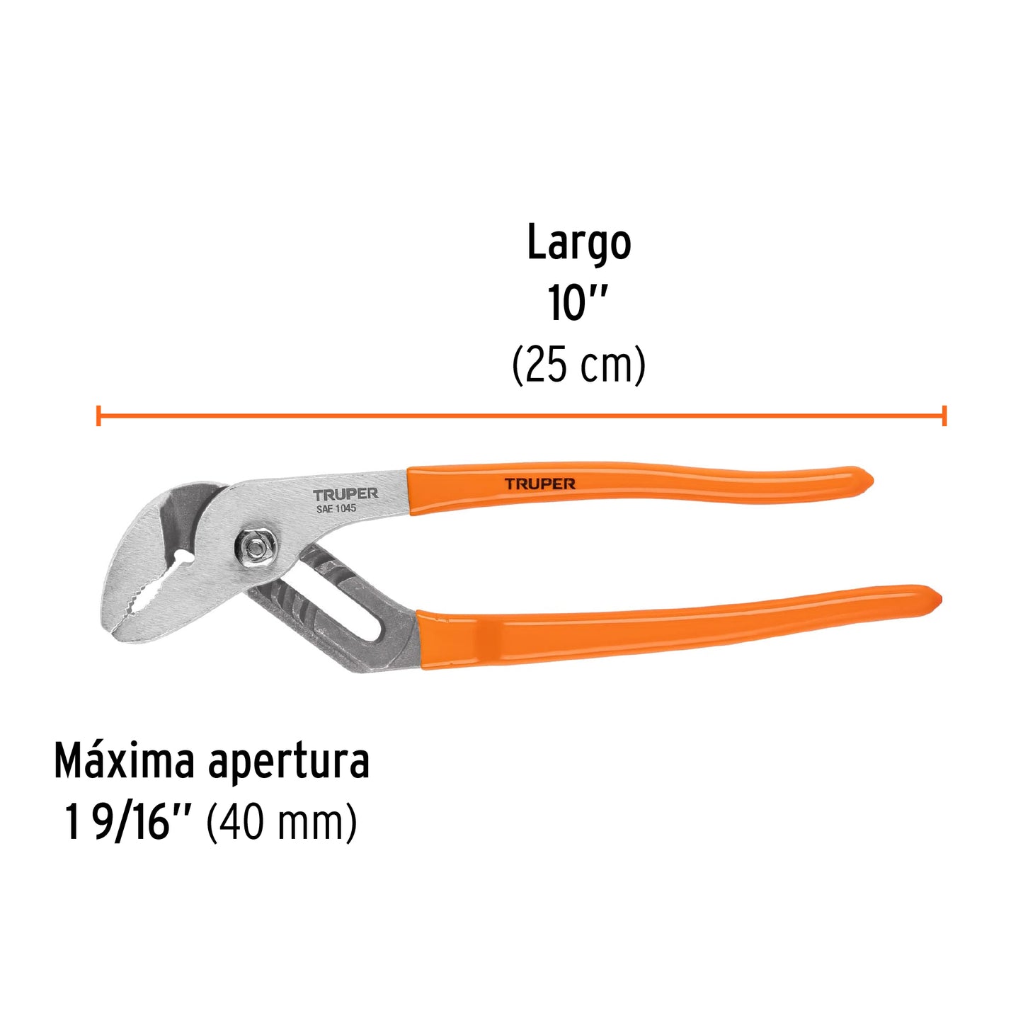 PEX-10 Alicate de extensión 10', mango de vinil