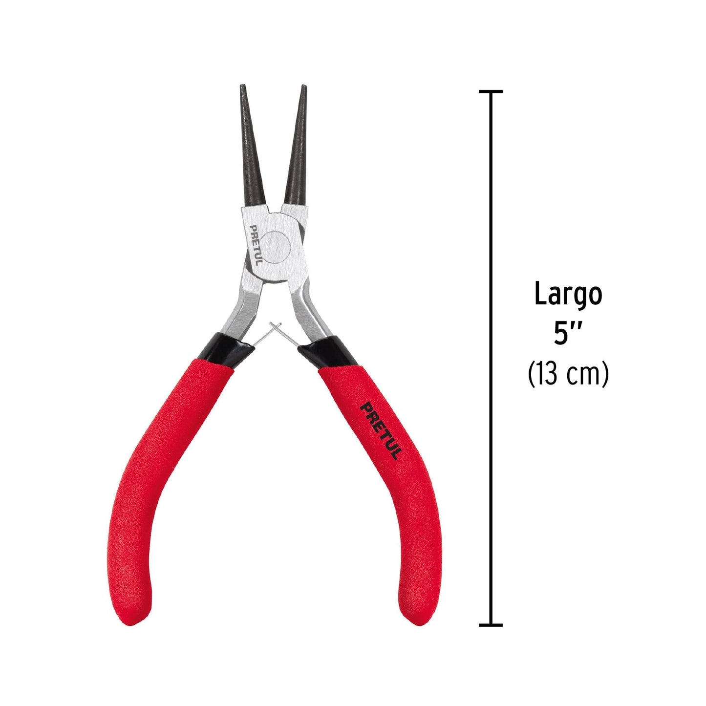 PMP-PR4 Alicate miniatura, Pretul,  punta redonda, 4'