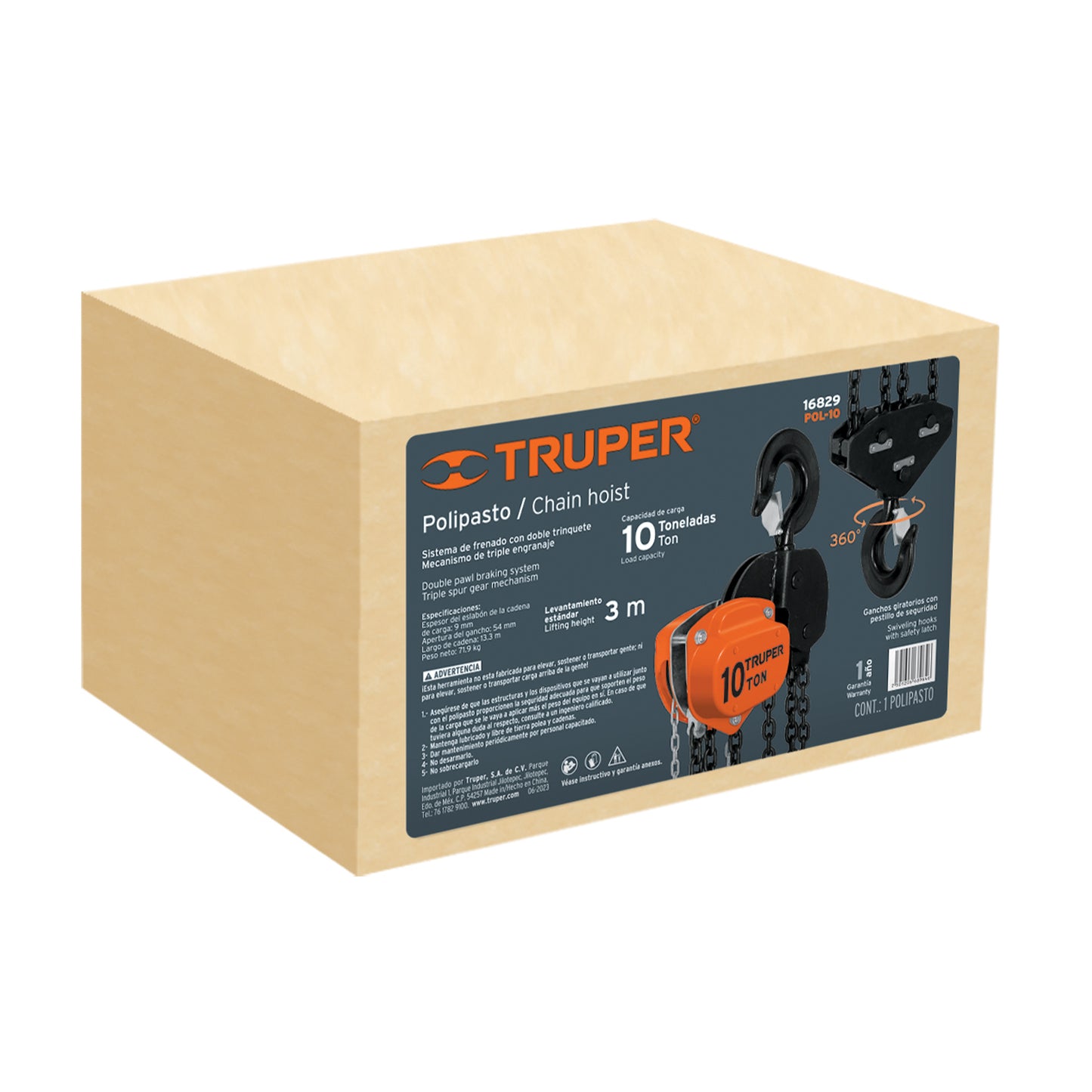 POL-10 Diferencial de 10 ton