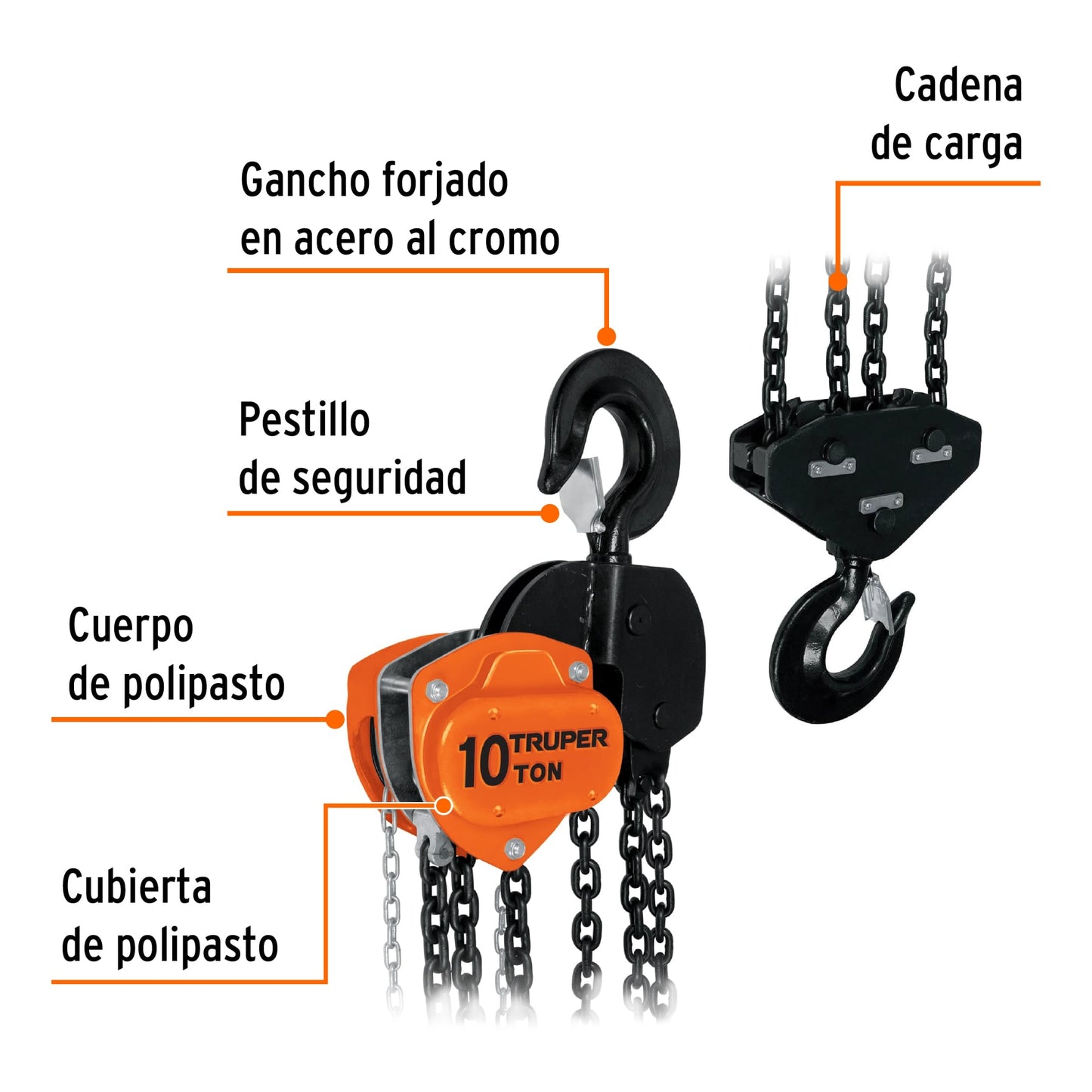 POL-10 Diferencial de 10 ton
