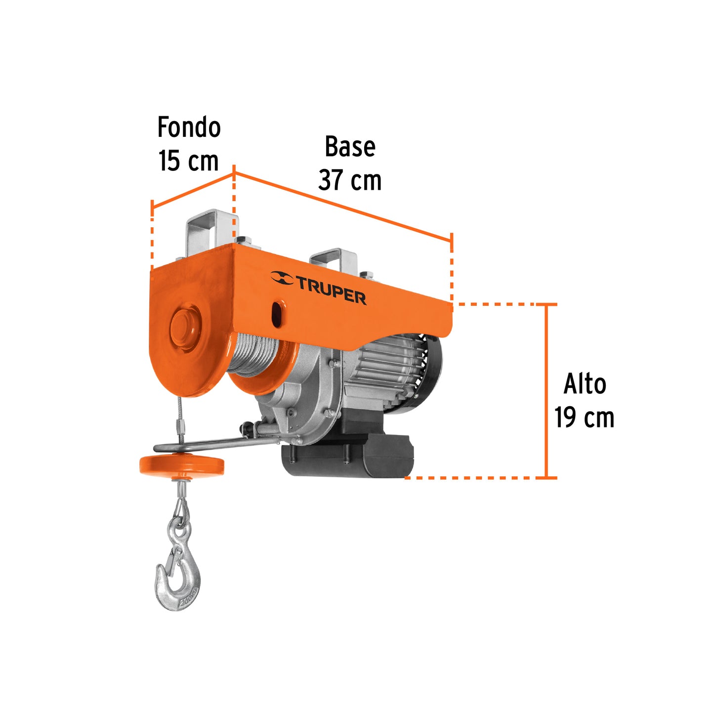 POLE-400 Diferencial eléctrico, 400 kg