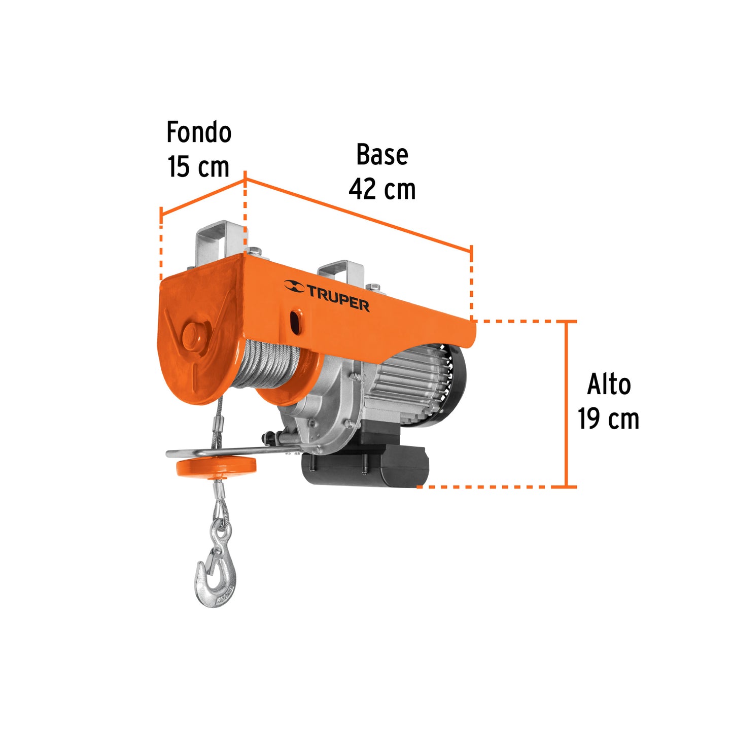 POLE-800 Diferencial eléctrico, 800 kg