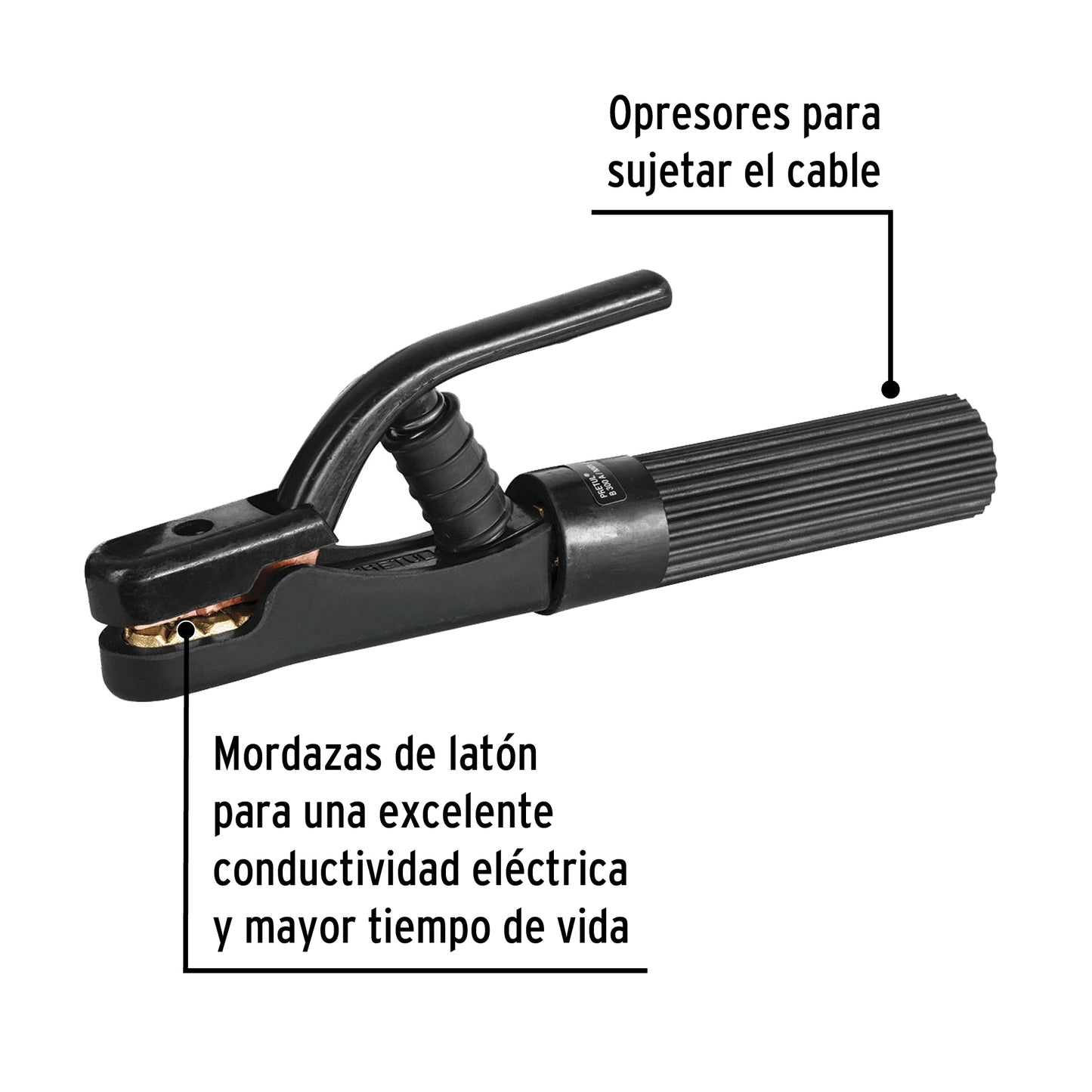 PPE-300P Pinza porta electrodo de 300 A, Pretul