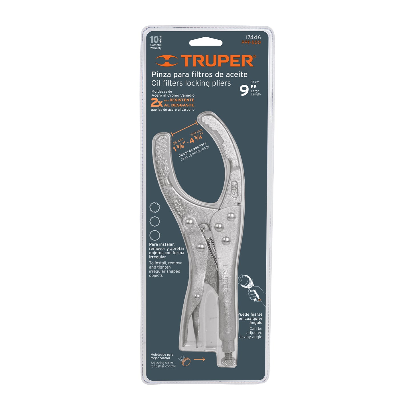 PPF-500 Hombresolo para filtros de aceite 9"