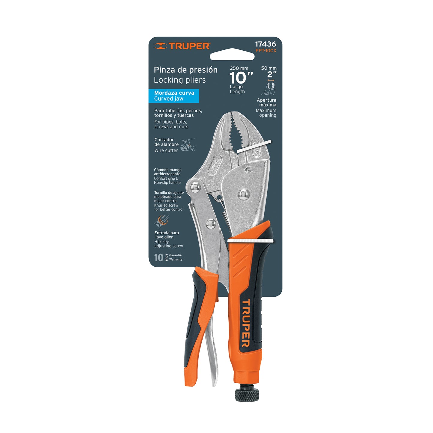 PPT-10CX Hombresolo curvo 10", mango de vinil