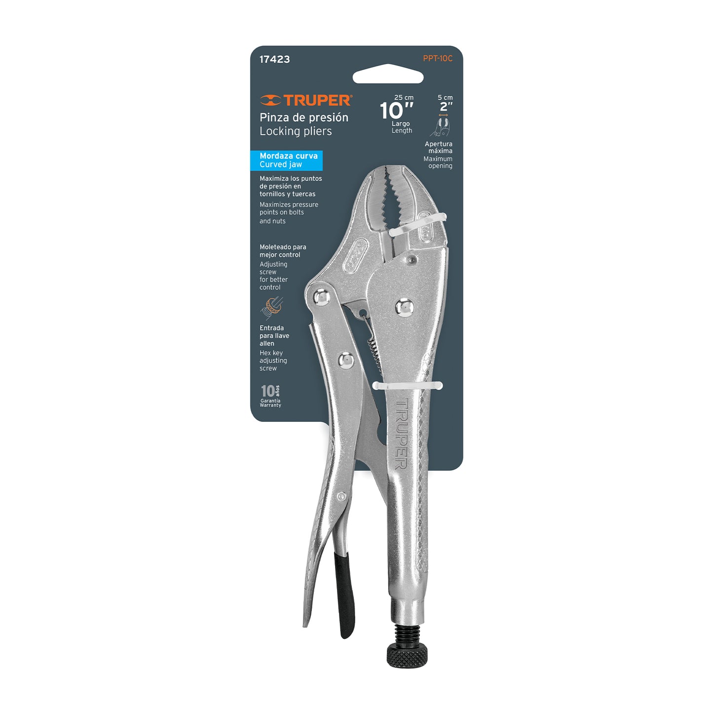 PPT-10C Hombresolo curvo 10"