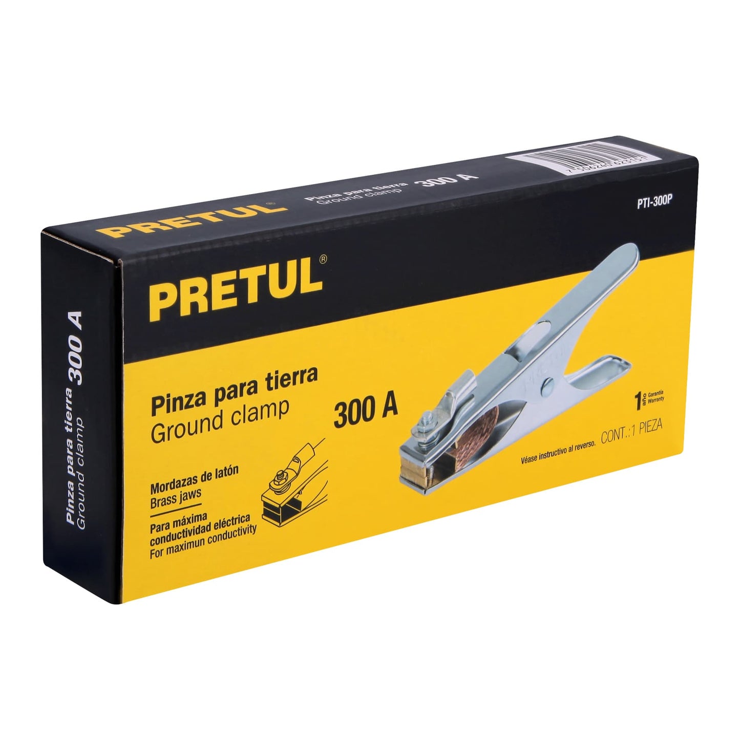 PTI-300P Pinza para tierra de 300 A, Pretul