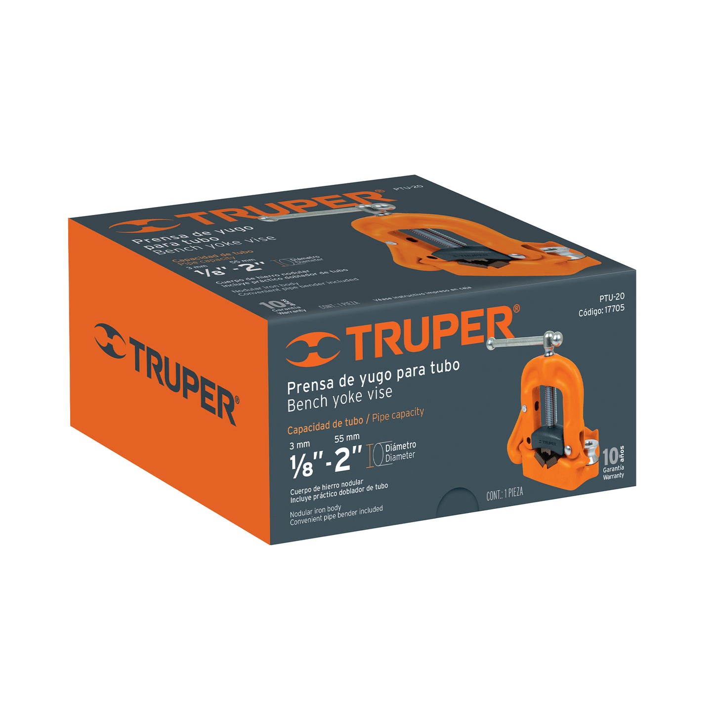 PTU-20 Prensa 2" de yugo para tubo