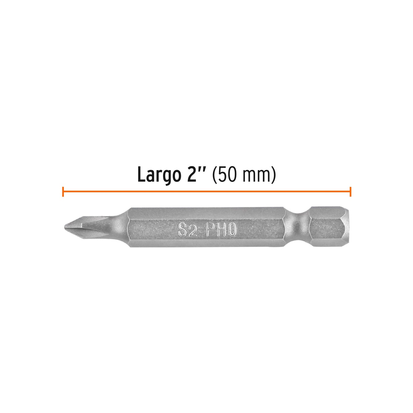 PUDE-1200 Puntas Phillips #0, 2', estuche con 5 piezas, Expert