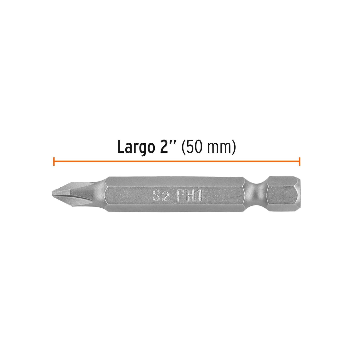 PUDE-1201-15 Puntas Phillips #1, 2', estuche con 15 piezas, Expert