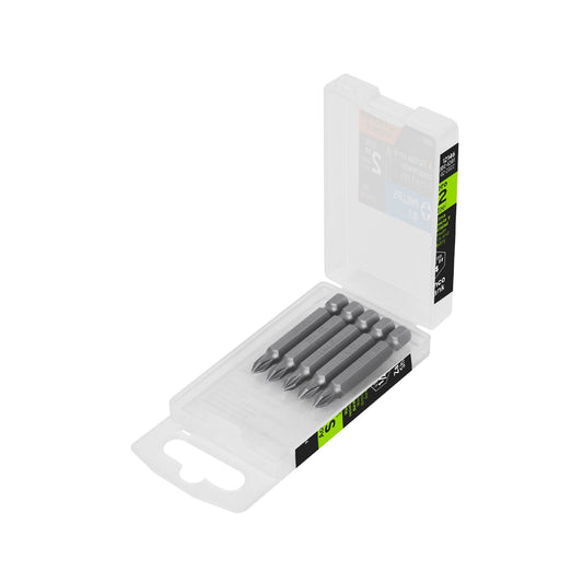 PUDE-1201 Puntas Phillips #1, 2', estuche con 5 piezas, Expert