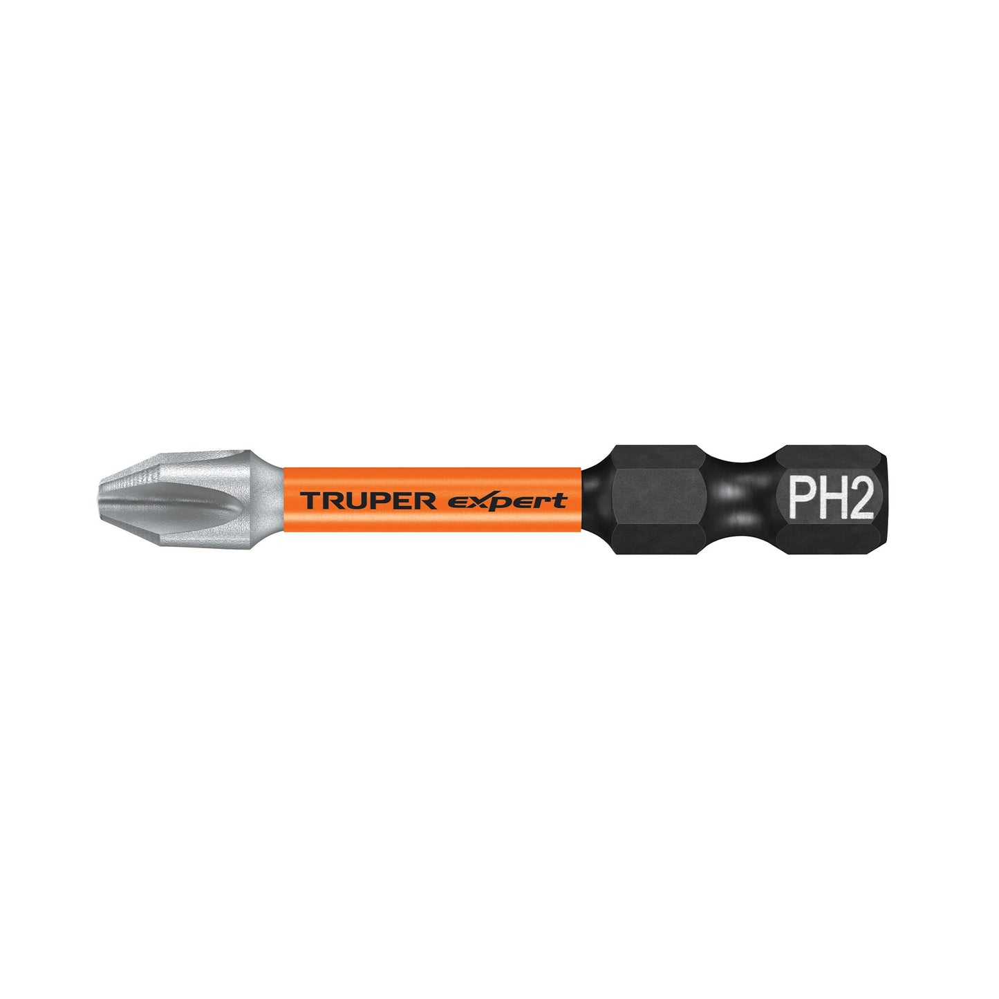 PUDE-1202I Juego de 5 puntas de impacto Phillips PH2 x 2',Truper Expert