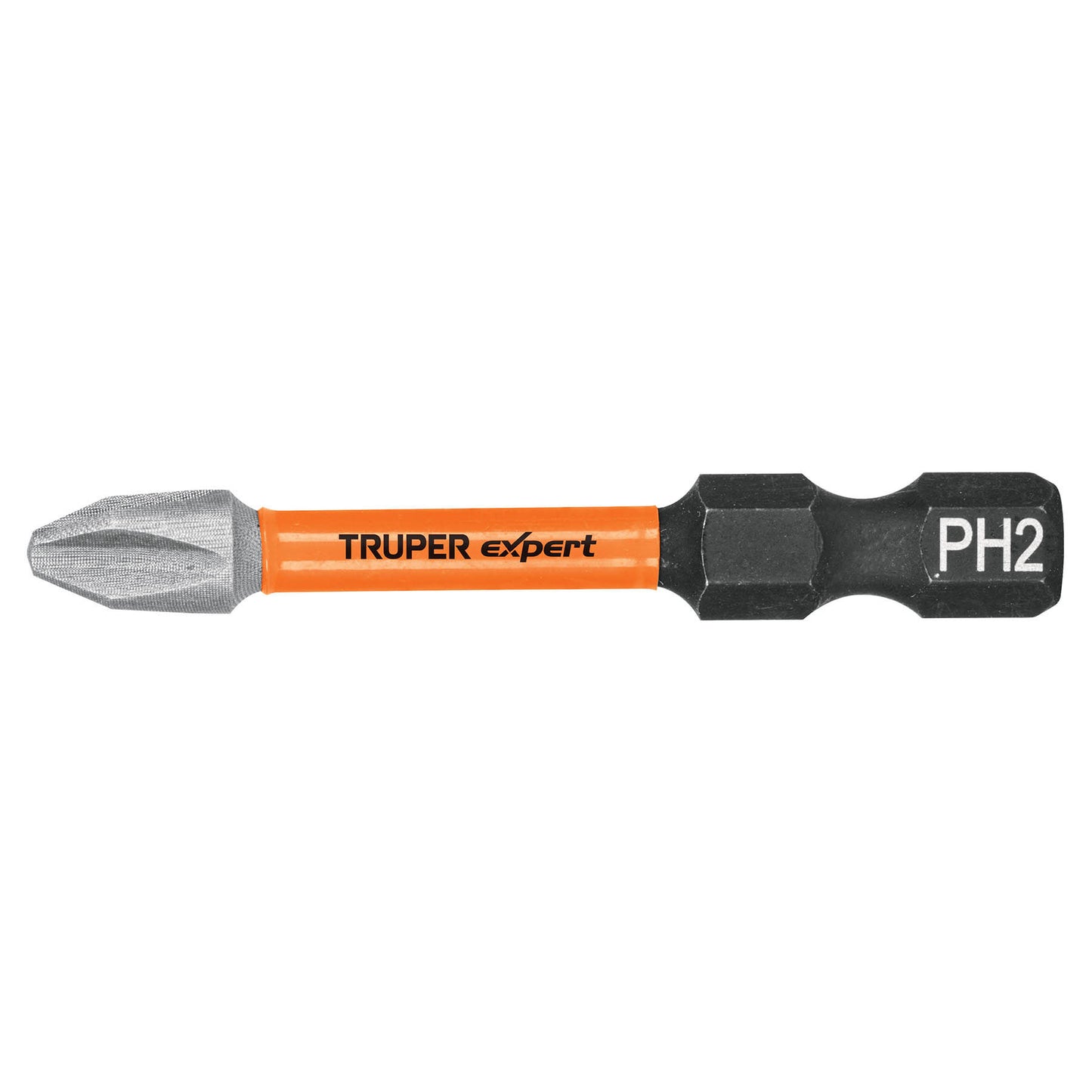 PUDE-1202I Juego de 5 puntas de impacto Phillips PH2 x 2',Truper Expert