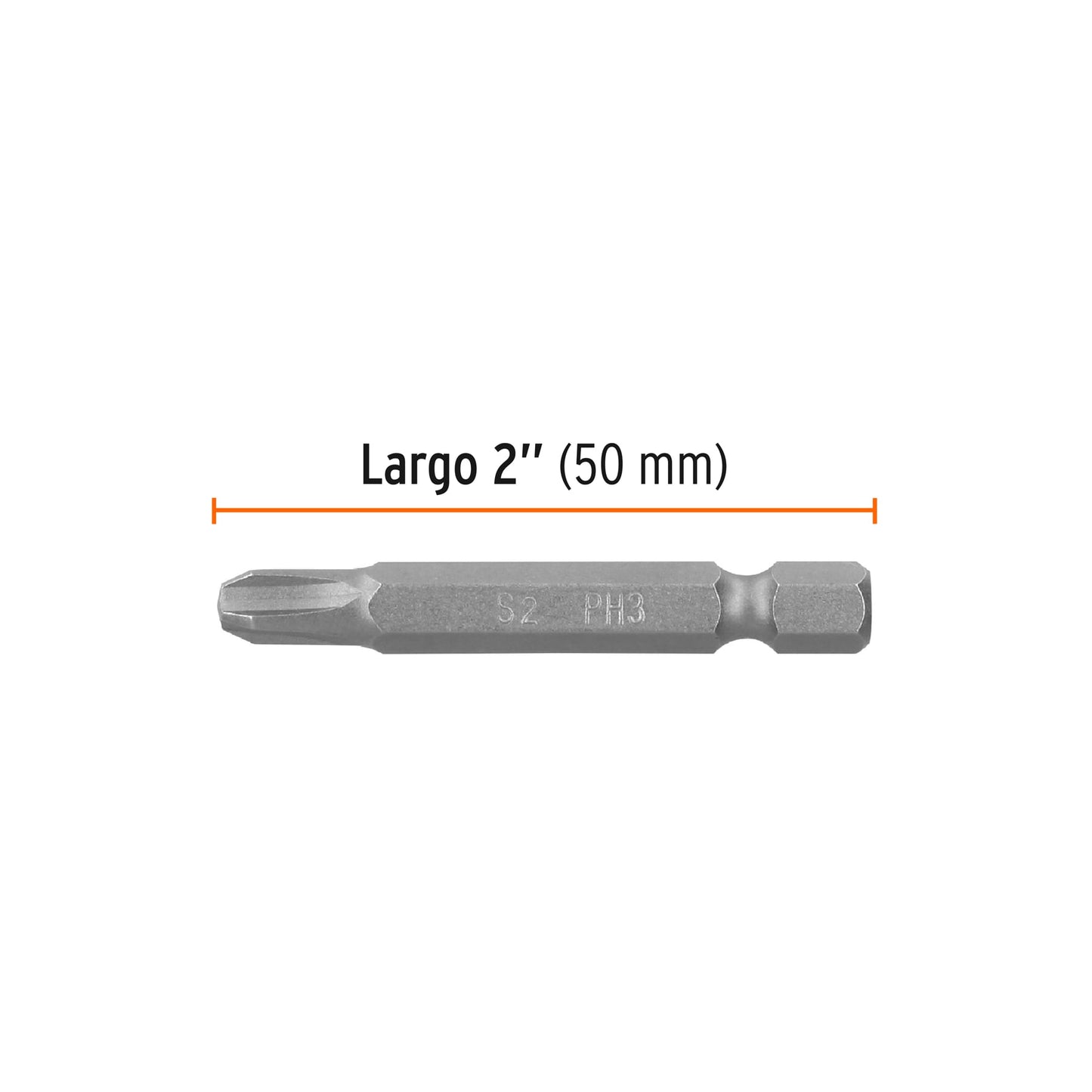 PUDE-1203-15 Puntas Phillips #3, 2', estuche con 15 piezas, Expert