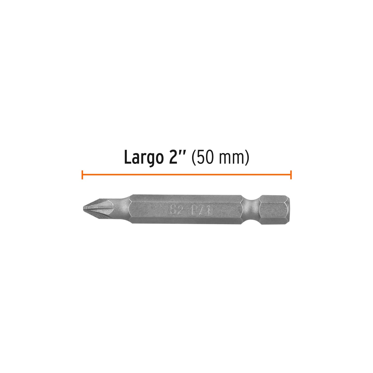 PUDE-2201 Puntas Pozidriv #1, 2', estuche con 5 piezas, Expert