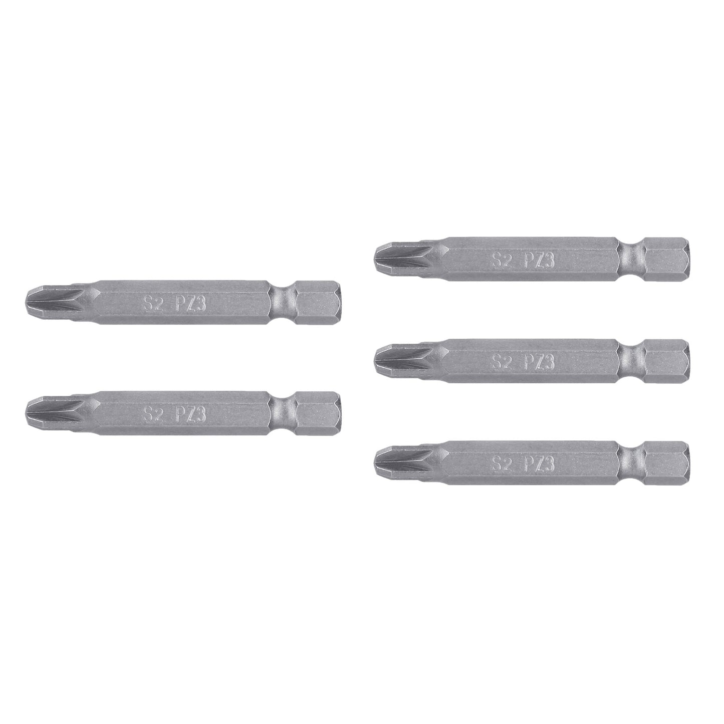 PUDE-2203 Puntas Pozidriv #3, 2', estuche con 5 piezas, Expert