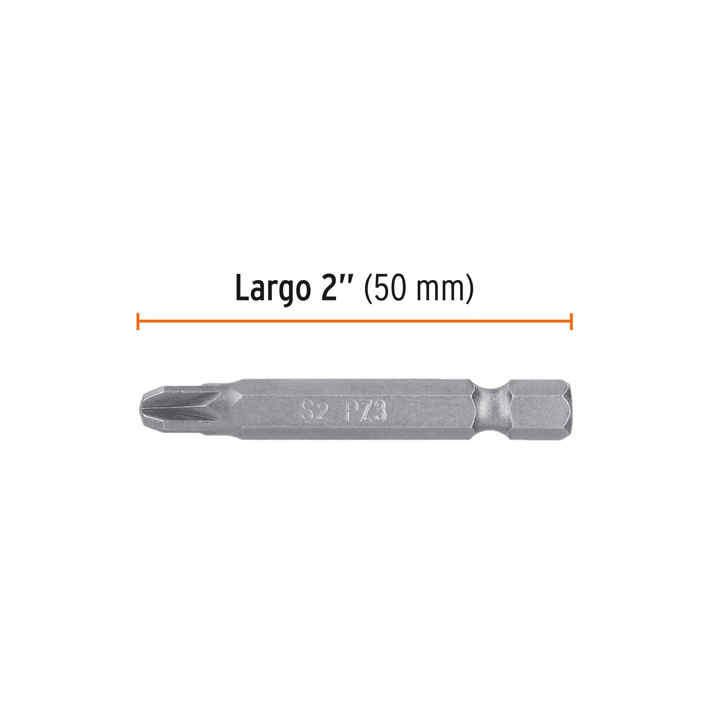 PUDE-2203 Puntas Pozidriv #3, 2', estuche con 5 piezas, Expert