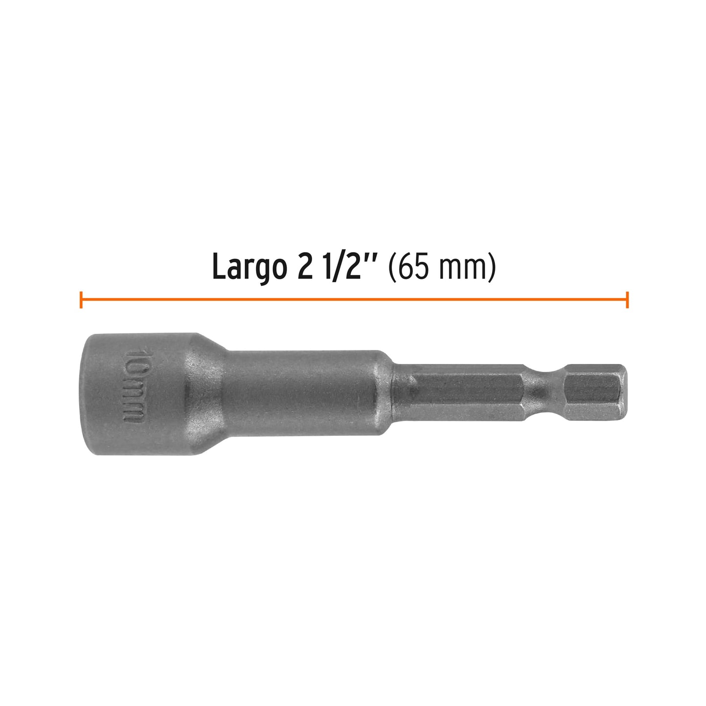 PUDE-9010 Juego de dados magnéticos, 10 mm, 5 piezas, Truper Expert