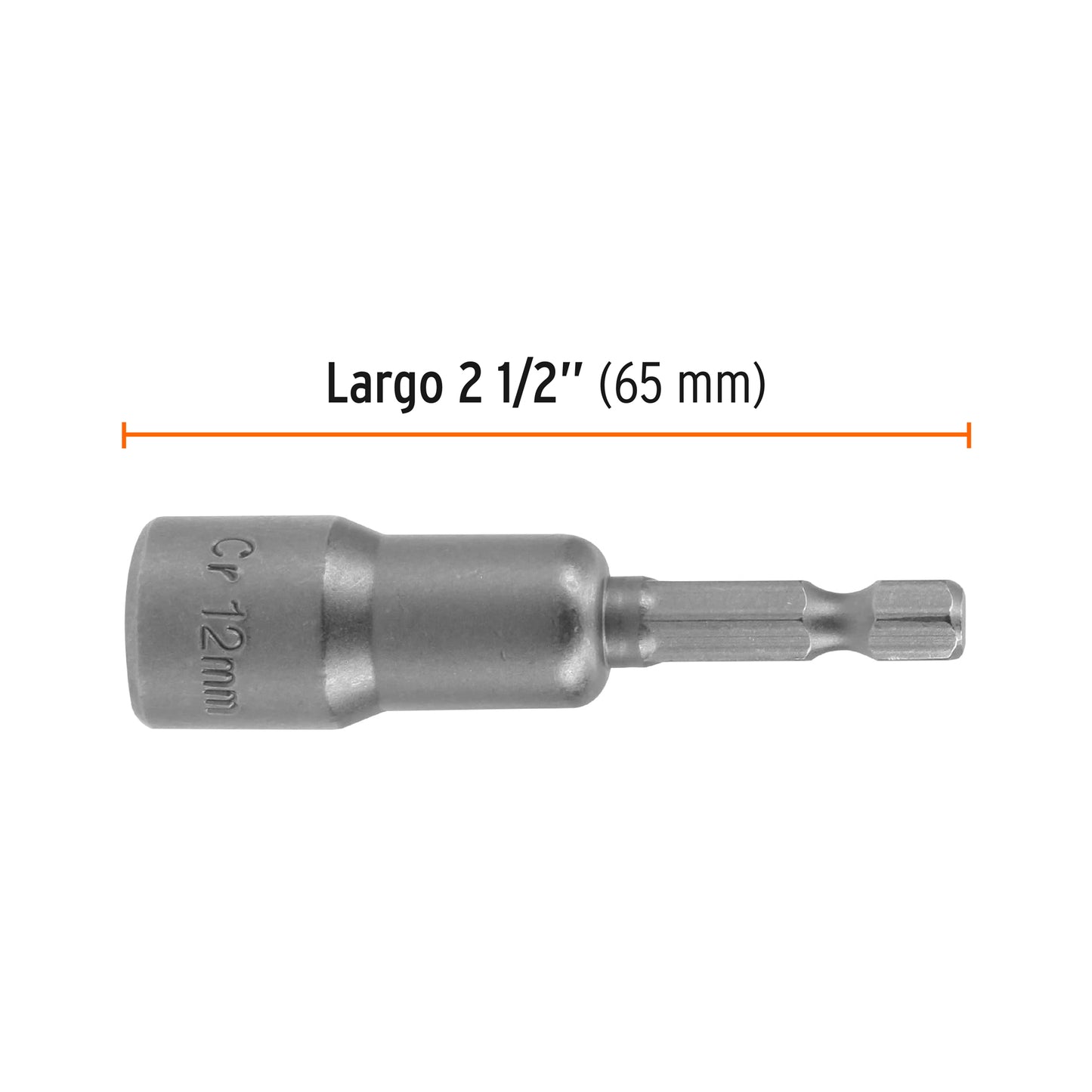 PUDE-9012 Juego de dados magnéticos, 12 mm, 5 piezas, Truper Expert