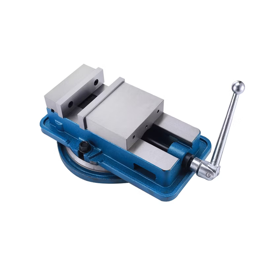QM16160 Prensa para fresadora con base giratoria 160 mm X 165 mm