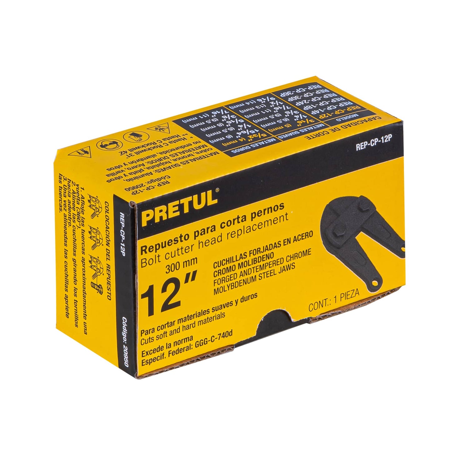 REP-CP-12P Repuesto de cuchilla para cizalla CP-12p
