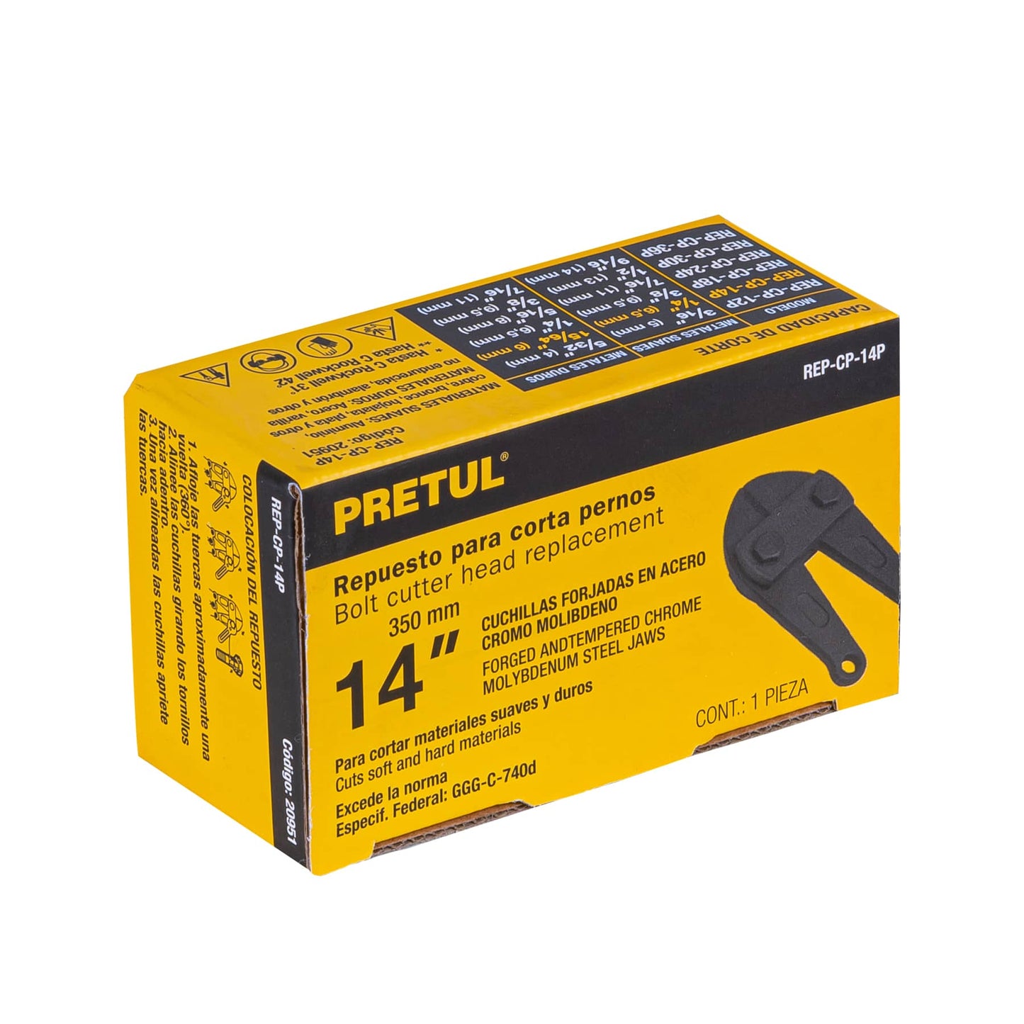 REP-CP-14P Repuesto de cuchilla para cizalla CP-14p