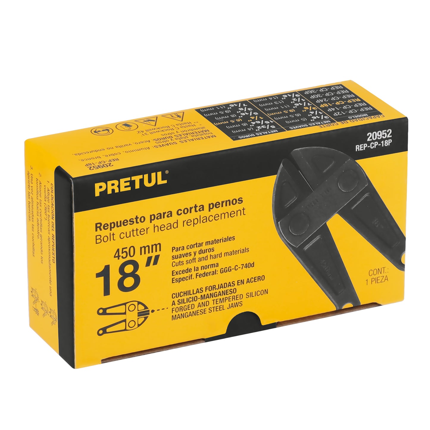 REP-CP-18P Repuesto de cuchilla para cizalla CP-18p
