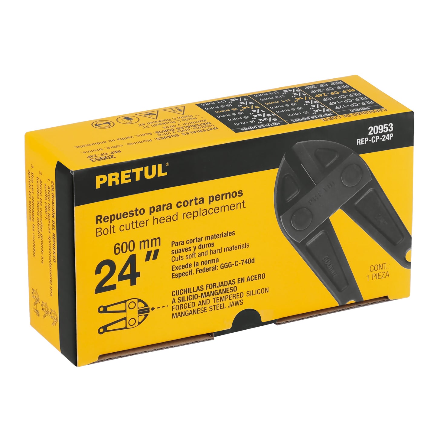 REP-CP-24P Repuesto de cuchilla para cizalla CP-24p