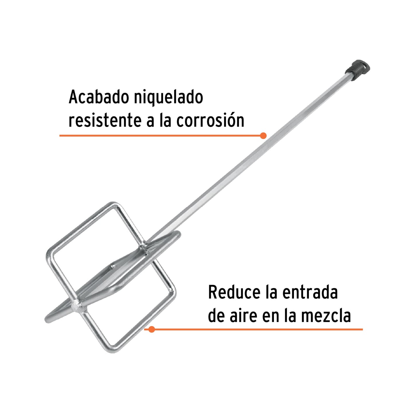 REV-12M Revolvedor para mortero, 120 mm diámetro