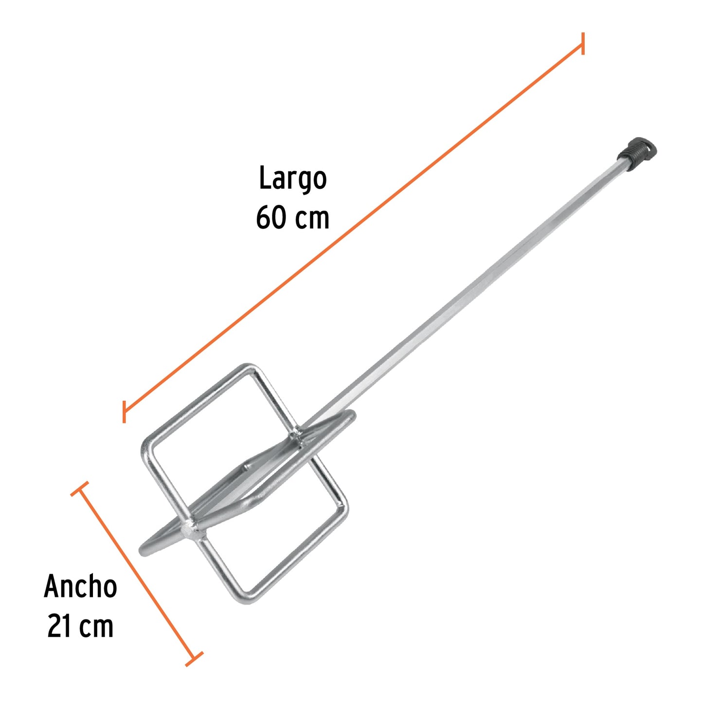 REV-12M Revolvedor para mortero, 120 mm diámetro