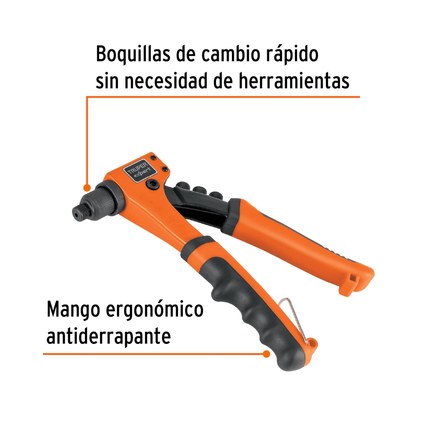 REX-8 Remachadora profesional 8', Truper Expert