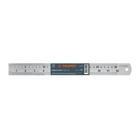 RGL-30 Regla de acero inoxidable, 30 cm