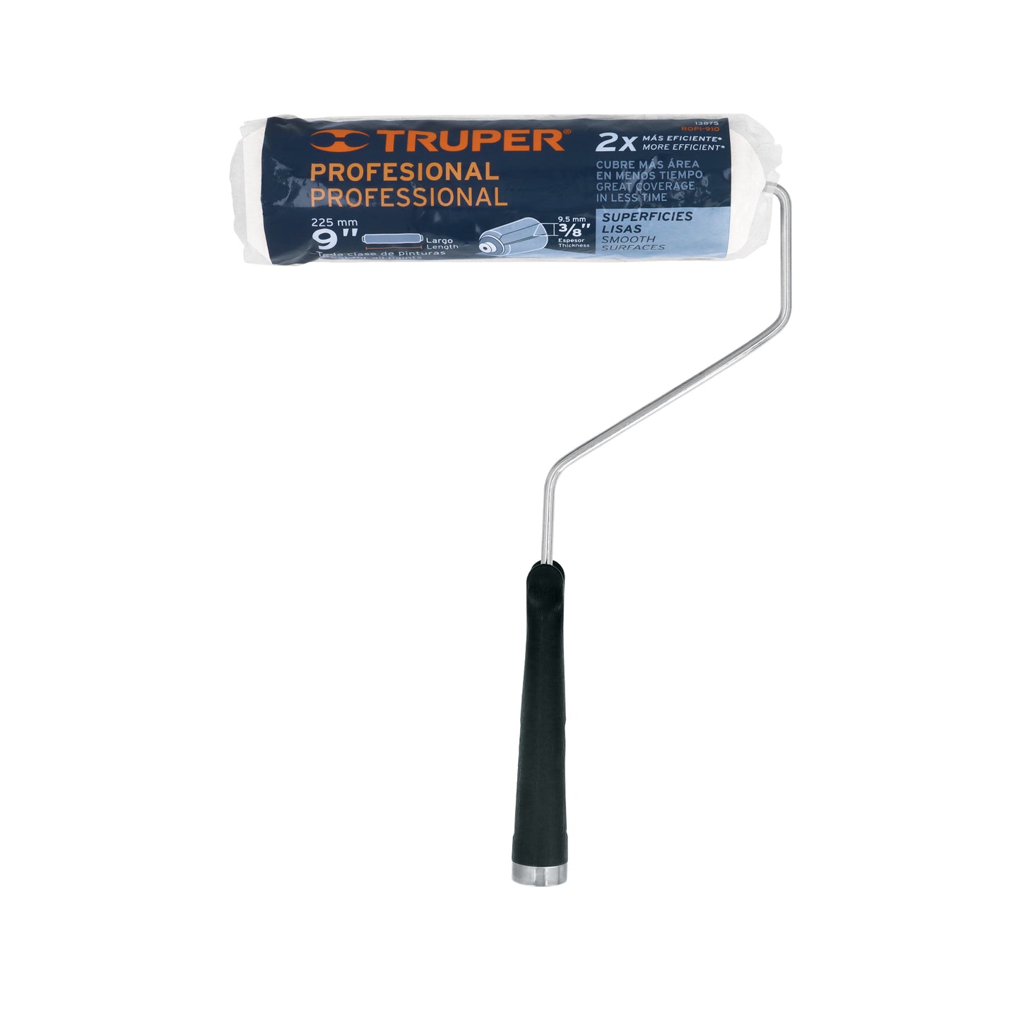 ROPI-910 Rodillo para pintar, felpa 9 x 3/8", extra lisa