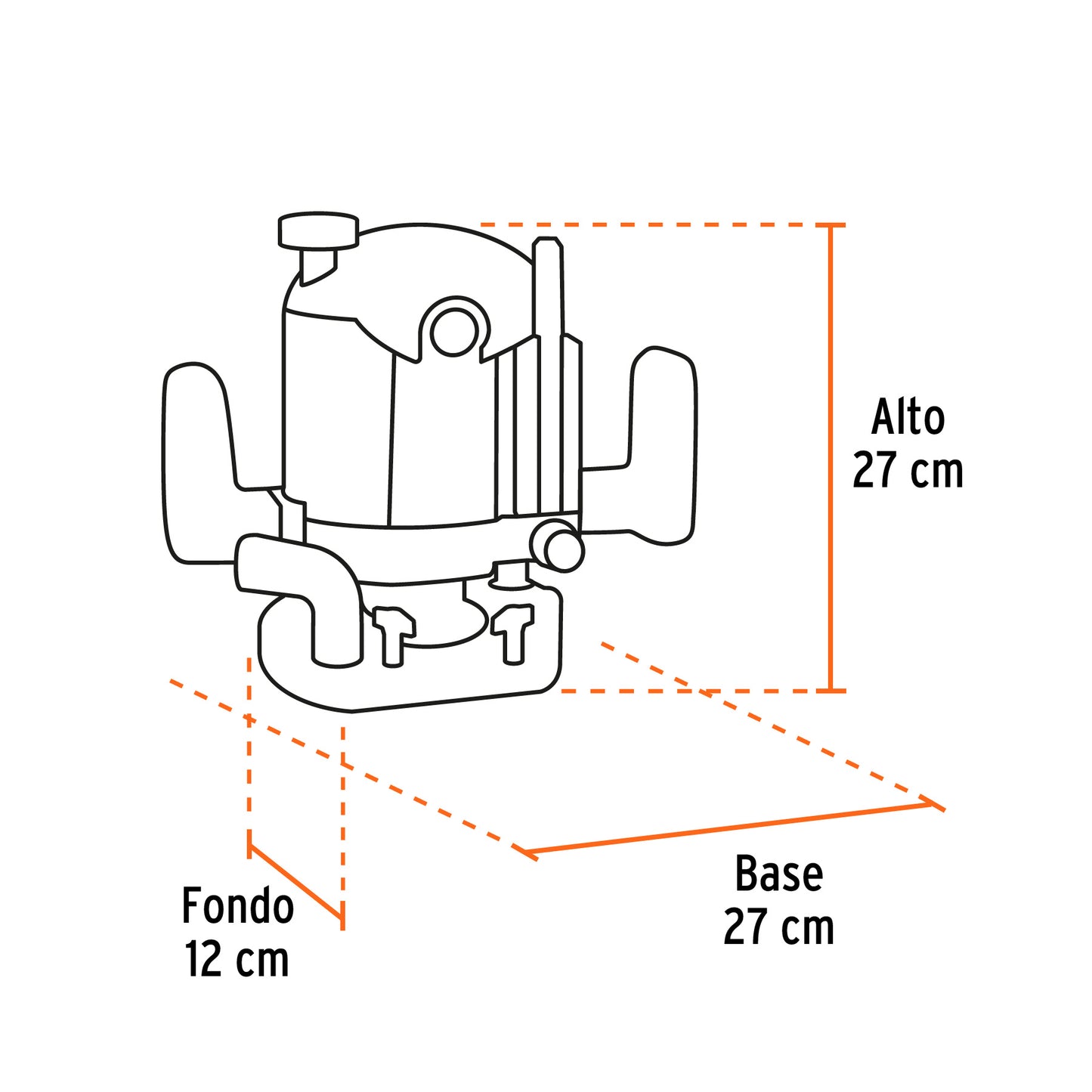 ROU-N3 Ruteadoras industrial 1-3/4 hp